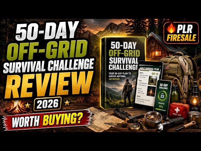 PLR Firesale 50-Day Off-Grid Survival Challenge Review