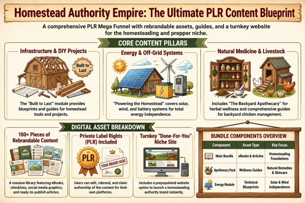 Homestead Authority Empire A PLR Mega Funnel Review