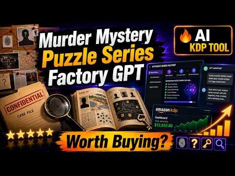 Murder Mystery Puzzle Series Factory GPT Review