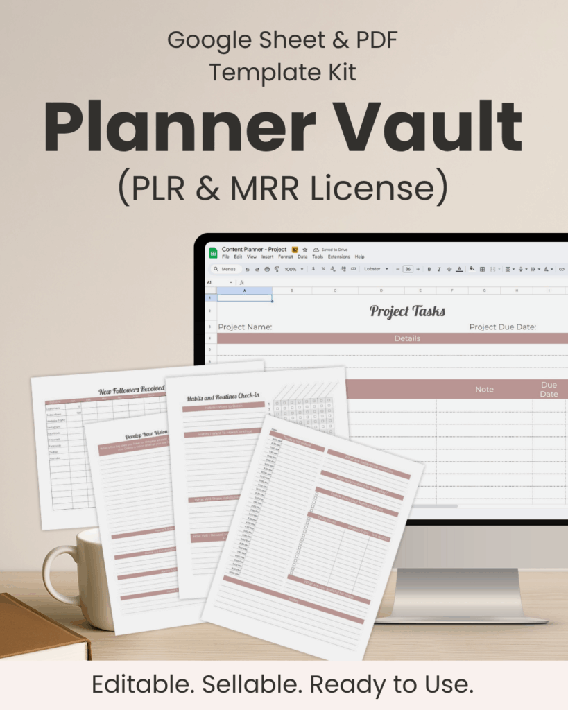 The Canva Vault W/ Unrestricted PLR